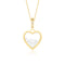 Heart Diamond Shaker Necklace