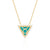Horoscope Taurus Necklace with Enamel