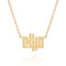 Baby Kufi Name Necklace with Diamonds