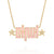 Kufi Star Enamel Necklace