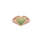 Ombre Heart Signet Ring