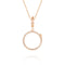 Paper Clip Full Diamond Glass Locket