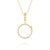 Paper Clip Full Diamond Glass Locket
