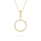 Paper Clip Full Diamond Glass Locket