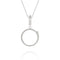 Paper Clip Glass Locket Pendant
