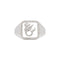 Plex Two Letter Square Ring