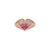 Ombre Heart Signet Ring