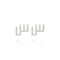 Thin Kufi Letter Earrings with Diamond