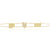 Three Name Kufi Bracelet, Full Diamond