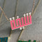 Kufi Enamel Necklace