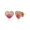 Ombre Heart Earrings