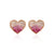Ombre Heart Earrings