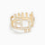 Kufi Name Ring, Full Diamond