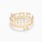 Kufi Name Ring with Diamonds on the Dots