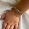 Baby Initial Letter Bracelet with Diamond